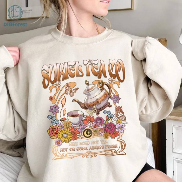 Suriel Tea Co Shirt, A Court Of Thorns and Roses Shirt, Retro Bookish Tshirt, Sarah J Maas Shirt, Acotar Sweatshirt