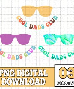 Cool Dads Club Sunglass Emo Groovy Bundle, Cool Dad Club Matching T-shirt, Cool Dad Shirt, Groovy Dad Shirt, Father's Day Shirt