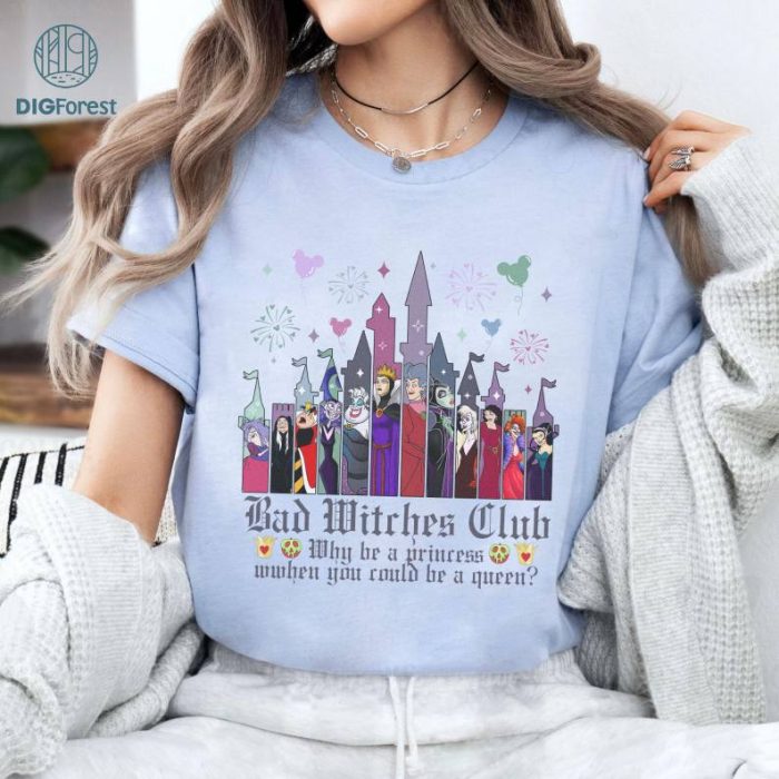 Disneyland Villains Castle Shirt, Villains Girls Trip 2024 Shirt, WDW Disneyland Evil Friends, Bad Witches Club Shirt, Villains Squad Shirt