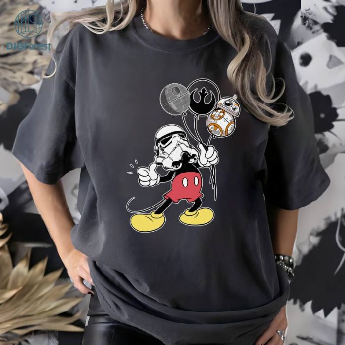 Starwars Mickey Stormtrooper Png Download, Disney Mickey Starwars Png, Stormtrooper Png, Disneytrip Shirt, May The Force Be With You, Star War Png