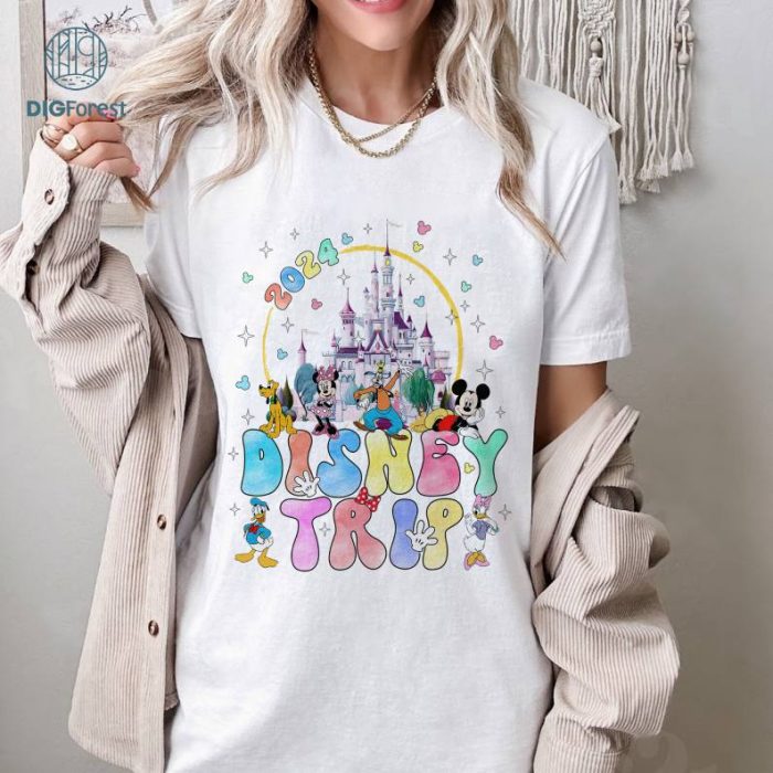 Disneyland Trip 2024 Shirt, Disneyland Travel Shirt, Disneytrip 2024 Family Shirts, Disneyland Vacation 2024 Shirt, Matching Family Shirts