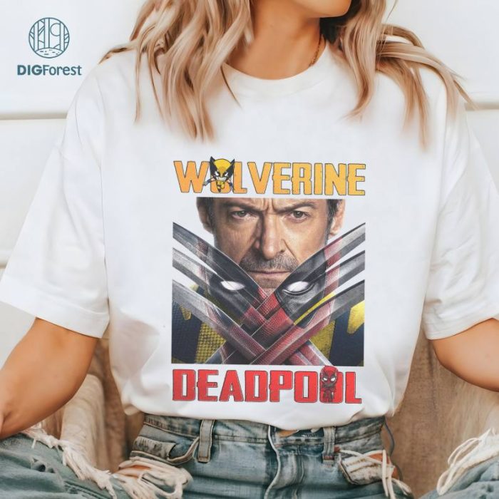 Deadpool and Wolverine Shirt, Deadpool 3 Movie Shirt, Deadpool & Wolverine Shirt, Hugh Jackman, Deadpool and Wolverine Tee, Wolverine Shirt