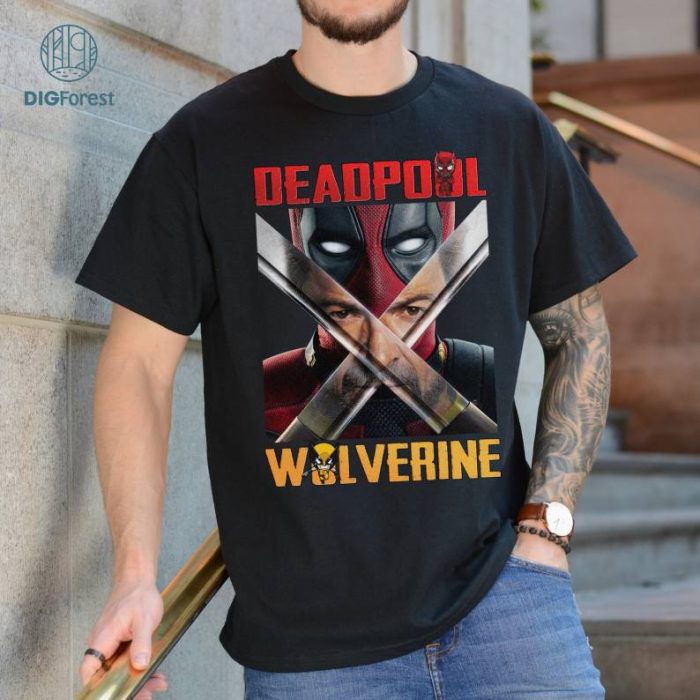 Deadpool and Wolverine Tshirt, Deadpool 3 Movie Shirt, Deadpool & Wolverine Shirt, Hugh Jackman, Deadpool and Wolverine Tee, Wolverine Shirt
