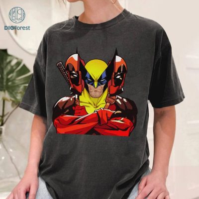 Retro Deadpool Wolverine Shirt, Deadpool 3 Movie Shirt, Deadpool & Wolverine Shirt, Hugh Jackman, Deadpool Wolverine Tee, Wolverine Shirt