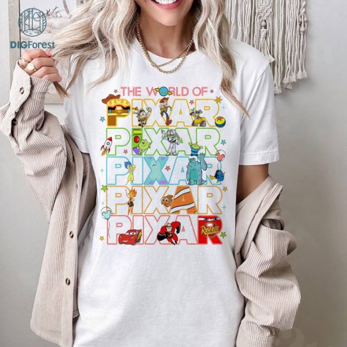 Disneyworld Pixar Shirt, The World Of Pixar Shirt, Disney Pixar Fest Sweatshirt, Disneyland Festival Shirt, Family Matching Shirt