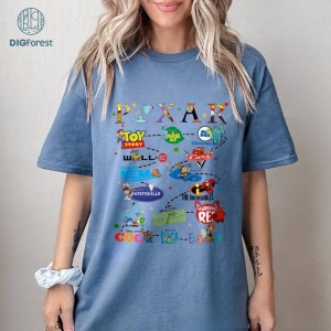 Disneyland Pixar Shirt, Disney Pixar Movies Shirt, Kids Toddler Shirt, Inside Out Shirt, Pixar Fest Shirt, Elemental Shirt, Monsters Inc Shirt