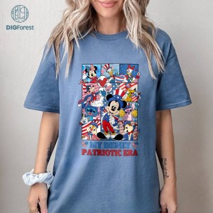Disney Mickey Patriotic Era Shirt, In Disneyland Patriotic Era Shirt, Mickey and Friends Shirt, 4th Of July, Independence Day Shirt, Freedom Shirt