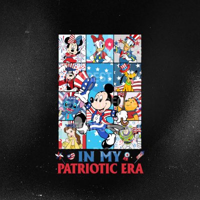 Disney In My Patriotic Era Shirt - Mickey and Friends 4th of July Independence Day T-Shirt