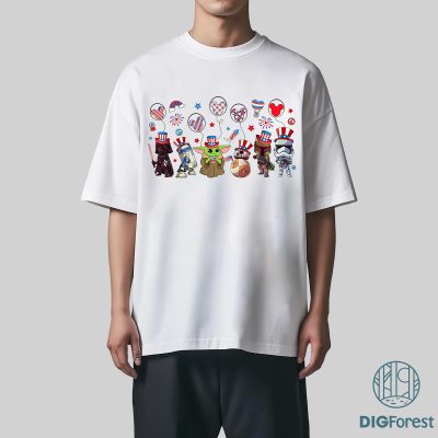 The 4th Is Strong in This Land Shirt - Star Wars Patriotic US Flag Tee | Disneyland Family 4th of July Shirt