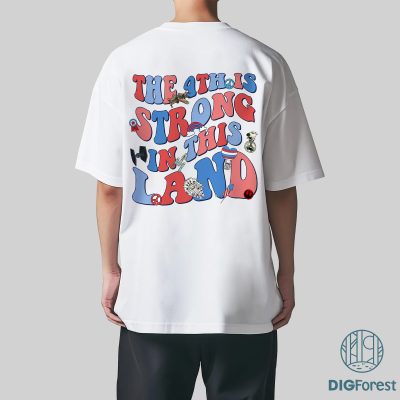 The 4th Is Strong in This Land Shirt - Star Wars Patriotic US Flag Tee | Disneyland Family 4th of July Shirt