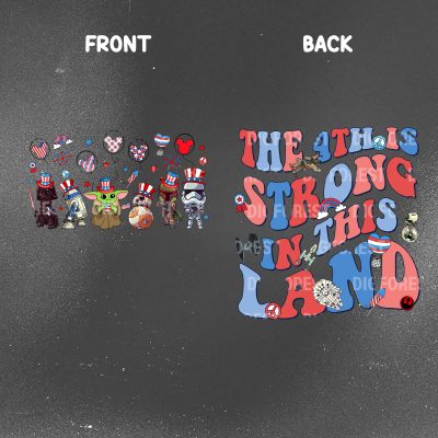 The 4th Is Strong in This Land Shirt - Star Wars Patriotic US Flag Tee | Disneyland Family 4th of July Shirt