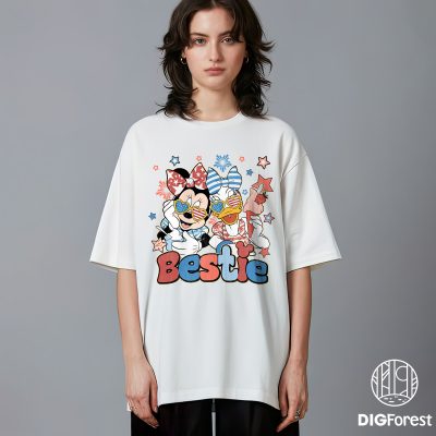 Disneyworld Minnie & Daisy 4th of July Shirt - Bestie Patriotic WDW Girls Trip Tee | Women’s Freedom Shirt Disneyworld Minnie & Daisy 4th of July Shirt - Bestie Patriotic WDW Girls Trip Tee | Women’s Freedom Shirt