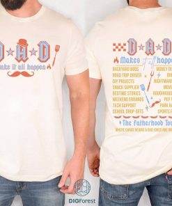 Dad Dada Fatherhood Tour Shirt, Where Chaos Reigns & Dad Jokes Are On Repeat Png, Dad Life Png, Fathers Day Gift, Funny Fatherhood Png, Dad Rock
