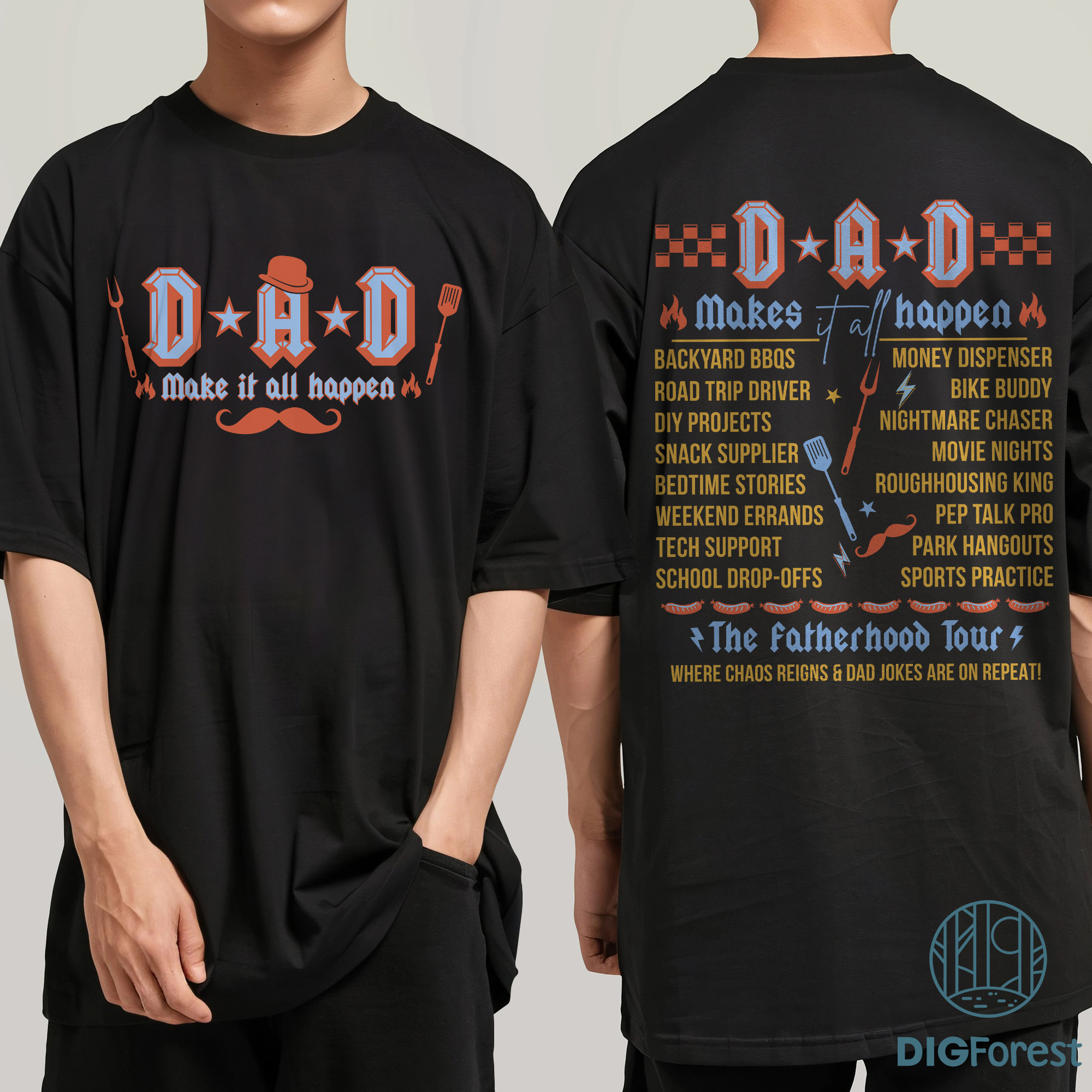 Dad Dada Fatherhood Tour Shirt, Where Chaos Reigns & Dad Jokes Are On Repeat Png, Dad Life Png, Fathers Day Gift, Funny Fatherhood Png, Dad Rock Dad Dada Fatherhood Tour Shirt, Where Chaos Reigns & Dad Jokes Are On Repeat Png, Dad Life Png, Fathers Day Gift, Funny Fatherhood Png, Dad Rock