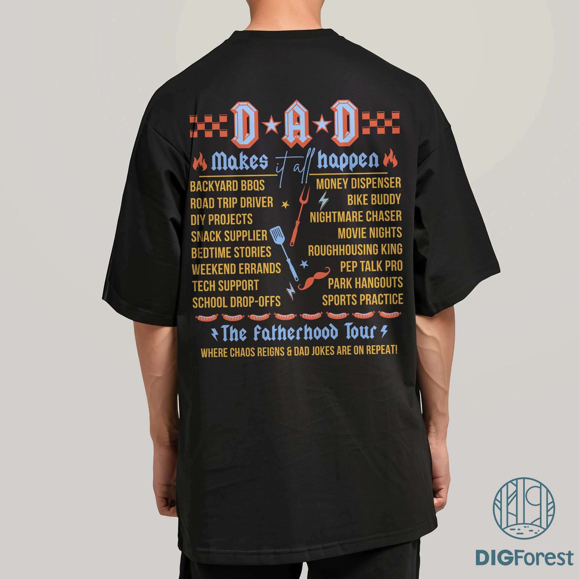 Dad Dada Fatherhood Tour Shirt, Where Chaos Reigns & Dad Jokes Are On Repeat Png, Dad Life Png, Fathers Day Gift, Funny Fatherhood Png, Dad Rock Dad Dada Fatherhood Tour Shirt, Where Chaos Reigns & Dad Jokes Are On Repeat Png, Dad Life Png, Fathers Day Gift, Funny Fatherhood Png, Dad Rock