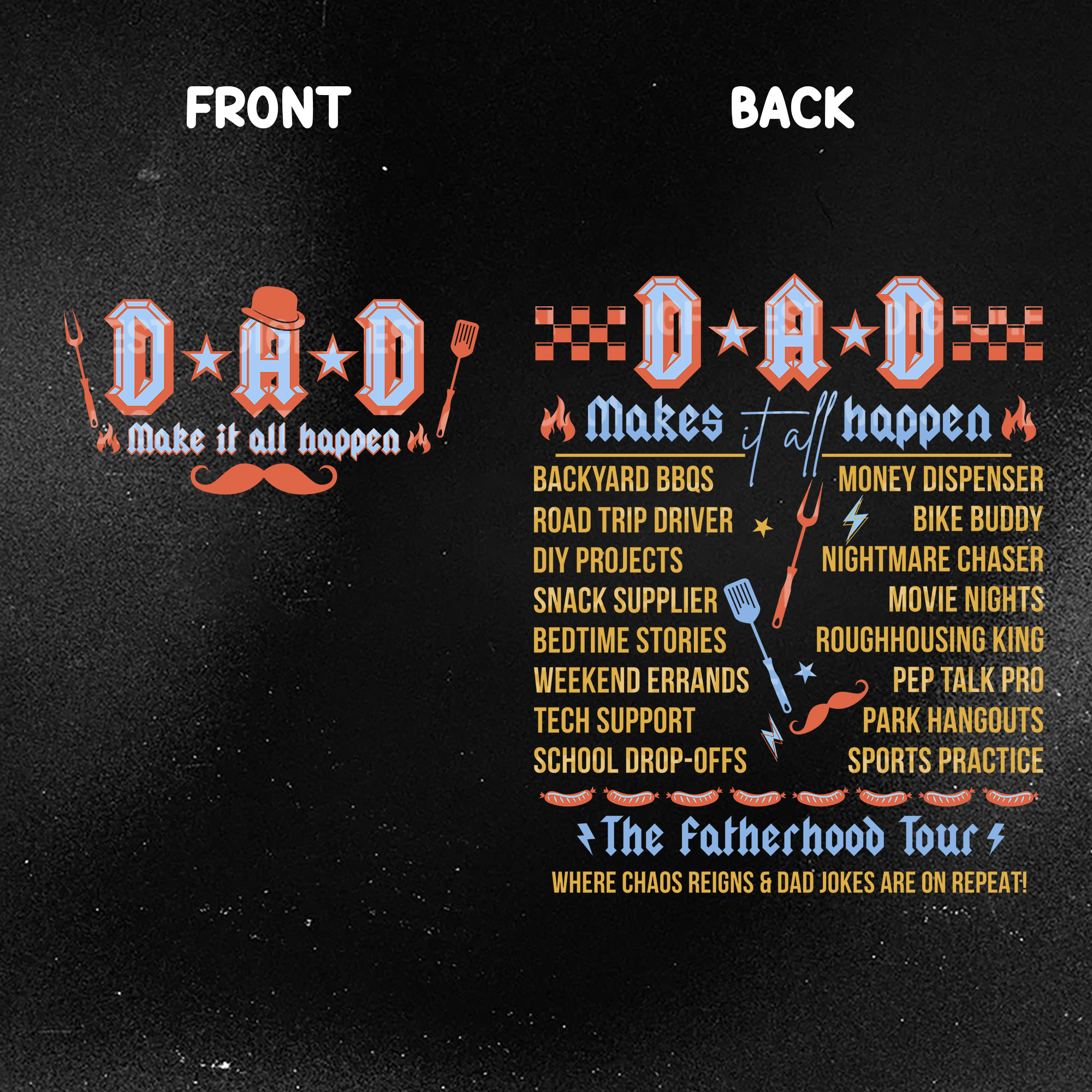 Dad Dada Fatherhood Tour Shirt, Where Chaos Reigns & Dad Jokes Are On Repeat Png, Dad Life Png, Fathers Day Gift, Funny Fatherhood Png, Dad Rock Dad Dada Fatherhood Tour Shirt, Where Chaos Reigns & Dad Jokes Are On Repeat Png, Dad Life Png, Fathers Day Gift, Funny Fatherhood Png, Dad Rock