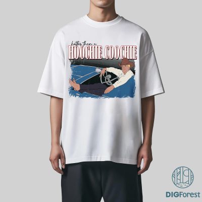 Trump Hotter Than a Hoochie Coochie Shirt - Funny MAGA 2024 PNG | 4th of July Gift Instant Download