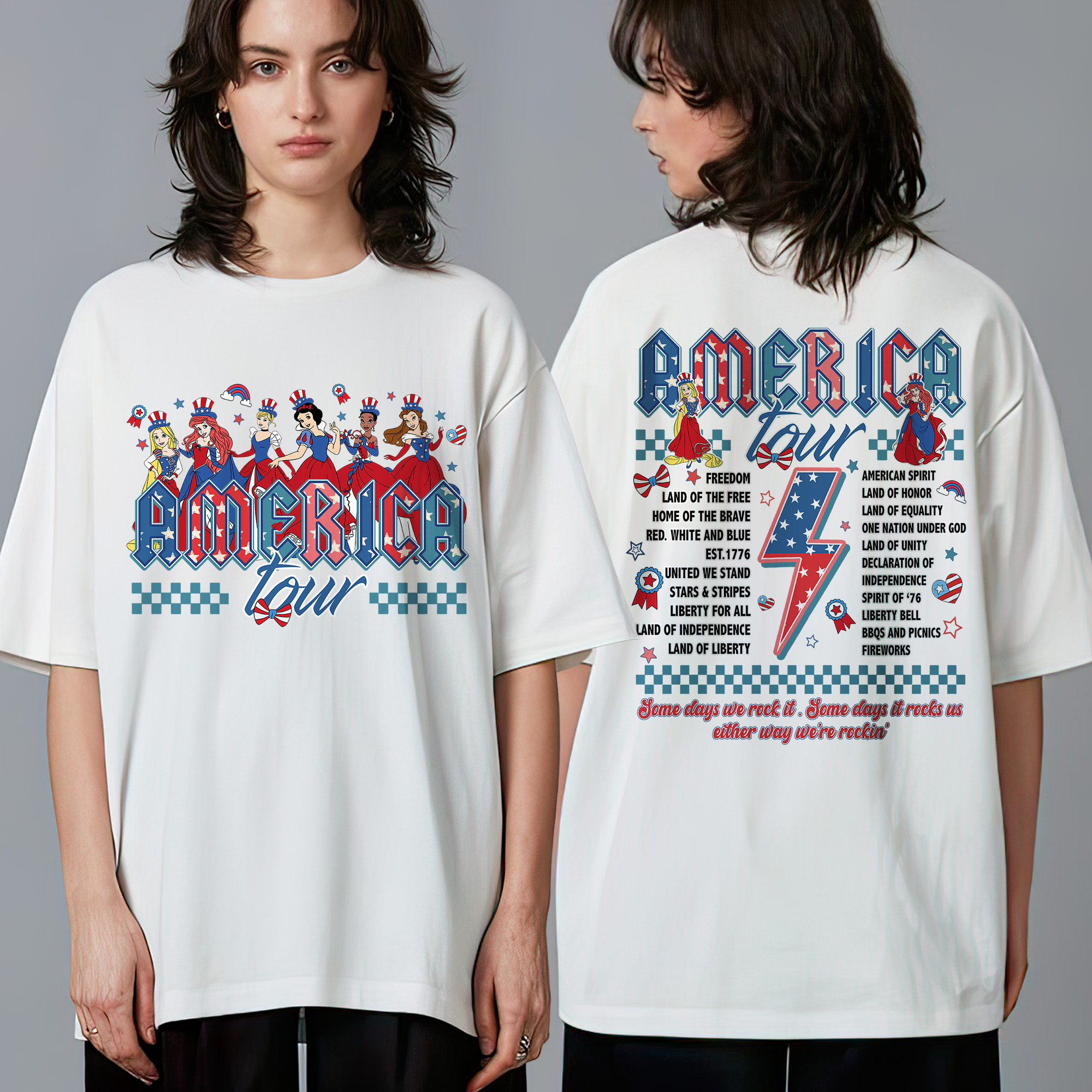 Disneyland 4th of July America Tour Shirt - Disney Princess 1776 Tee | Independence Day Trip Shirt Disneyland 4th of July America Tour Shirt - Disney Princess 1776 Tee | Independence Day Trip Shirt