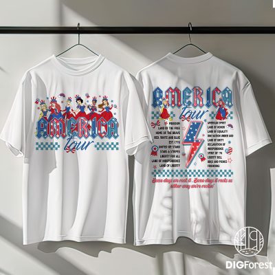 Disneyland 4th of July America Tour Shirt - Disney Princess 1776 Tee | Independence Day Trip Shirt Disneyland 4th of July America Tour Shirt - Disney Princess 1776 Tee | Independence Day Trip Shirt