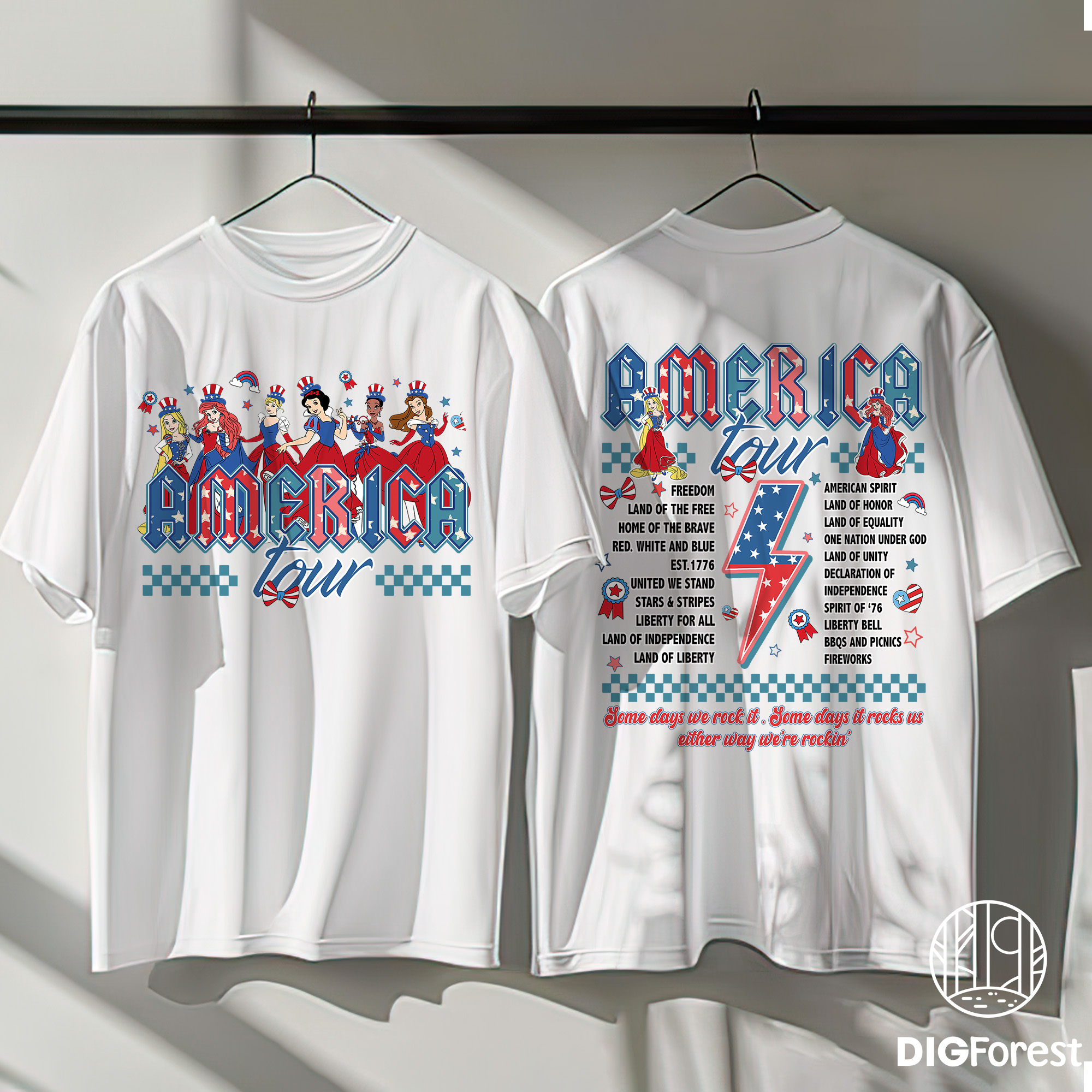 Disneyland 4th of July America Tour Shirt - Disney Princess 1776 Tee | Independence Day Trip Shirt Disneyland 4th of July America Tour Shirt - Disney Princess 1776 Tee | Independence Day Trip Shirt