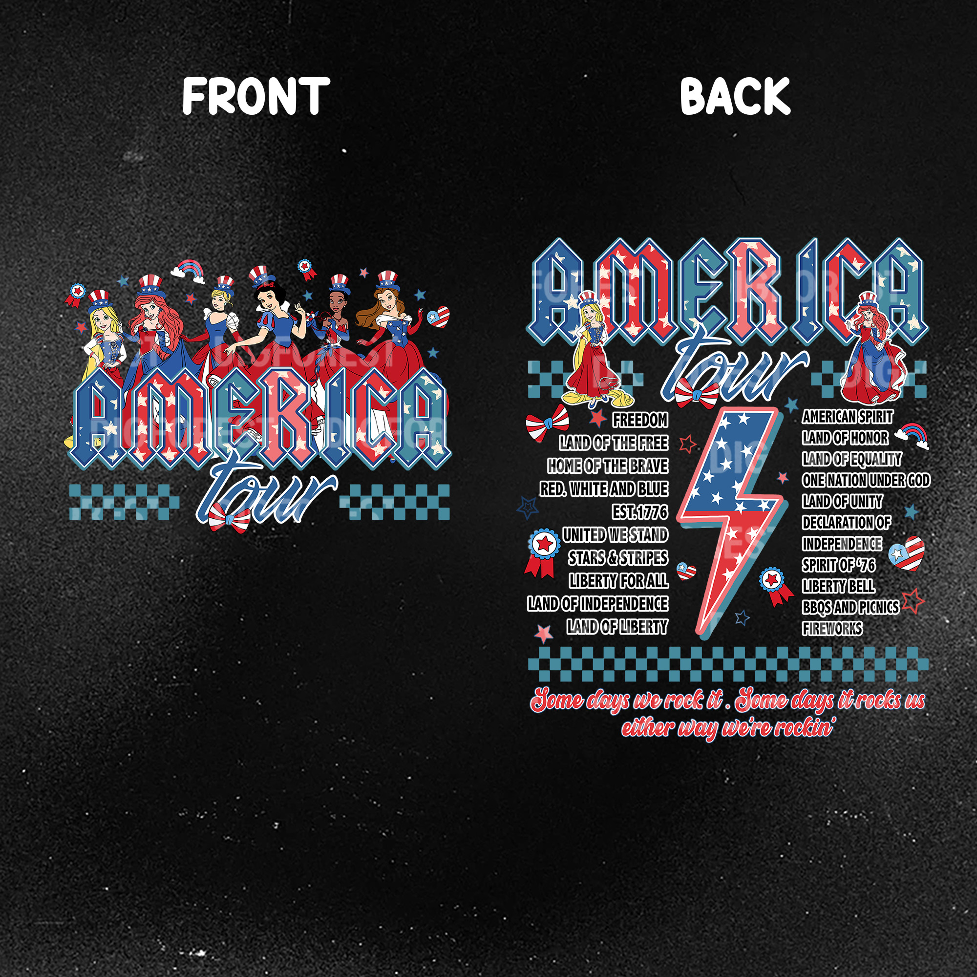 Disneyland 4th of July America Tour Shirt - Disney Princess 1776 Tee | Independence Day Trip Shirt Disneyland 4th of July America Tour Shirt - Disney Princess 1776 Tee | Independence Day Trip Shirt