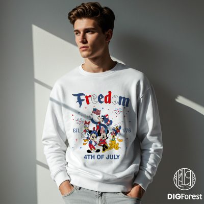 Disney Mickey and Friends America Vibes Shirt - Disneyland 4th of July & Memorial Day Family Tee