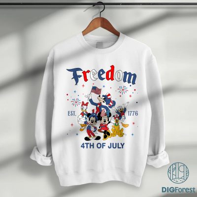 Disney Mickey and Friends America Vibes Shirt - Disneyland 4th of July & Memorial Day Family Tee