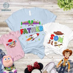 Disney Toy Story Father And Son Father Day Bundle, Family Matching Father And Son Shirt, Dad And Dauchter Toy Story Shirt, Fathers Day Gift Shirts