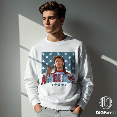 Joe Dirt Merica Sweatshirt - 4th of July Independence Day Tee | Funny Merica Gift Shirt