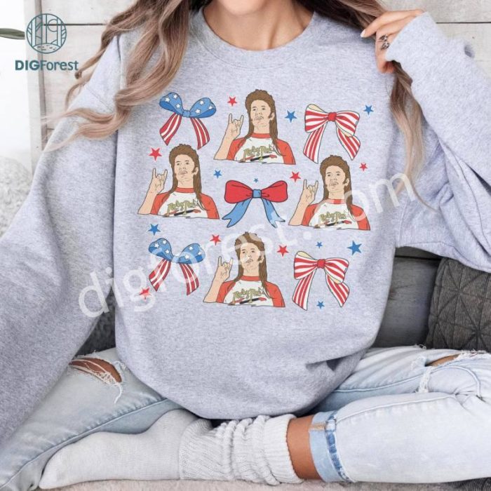 Coquette Joe Dirt 4th of July Shirt, American Flag Shirt, USA Shirt, Retro 4th of July Shirt, Trendy Summer Shirt, Coquette Bow Tee