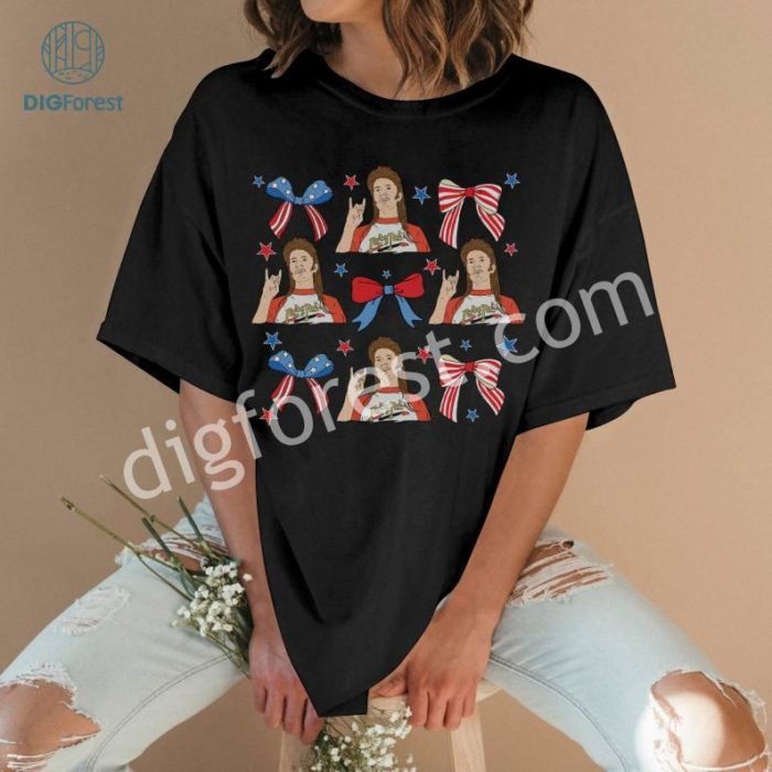 Coquette Joe Dirt 4th of July Shirt, American Flag Shirt, USA Shirt, Retro 4th of July Shirt, Trendy Summer Shirt, Coquette Bow Tee