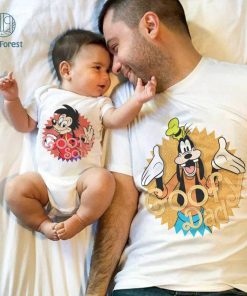 Dad And Son Bundle | Matching Father Son Shirts | Father And Son Outfit | Disney Goofy And Max Goof Rad Dad Rad Like Dad Shirt | Disneyworld Dad Tee