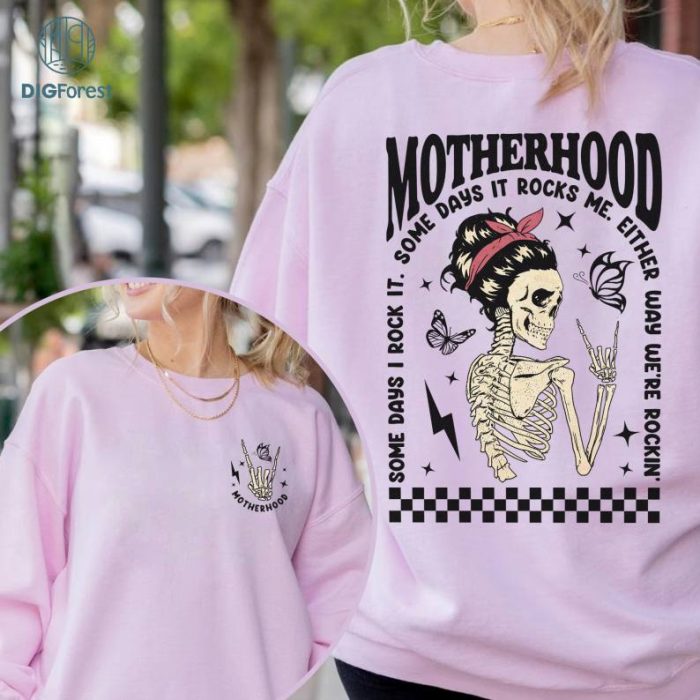 Two-sided The Motherhood Tour Mothers Day Shirt | Mama Tour Shirt | Mother's Day Gift | Cool Mom Shirt | Gift For Mom