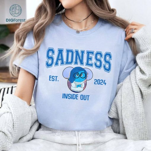 Disney Pixar Inside Out Characters Bundle, Inside Out Movie Png, Disneyland Inside Out, Anger, Sadness, Disgust, Family Matching Shirt