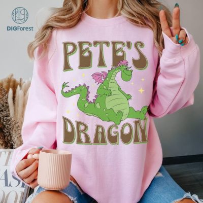 Retro Elliott Dragon Shirt, Pete's Dragon Shirt, Funny Dragon T-shirt, Magic Kingdom Park, Family Matching Trip Shirt