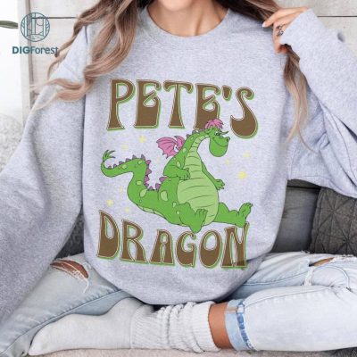 Retro Elliott Dragon Shirt, Pete's Dragon Shirt, Funny Dragon T-shirt, Magic Kingdom Park, Family Matching Trip Shirt