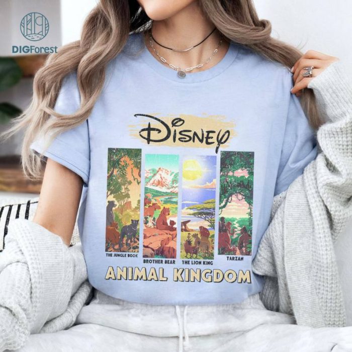 Vintage Disneyland Lion King Shirt, Retro Lion King Floral Shirt, Simba Timon Pumbaa, Animal Kingdom Shirt, Family Trip Tee