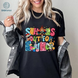 Disney Mickey and Friends School's Out For Summer Shirt | Disneyworld Mickey Minnie Shirt | Last Day Of School Shirt | Teacher Apreciation Gift