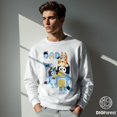 Best Dad Ever Bluey Shirt, Cool Dad Club Shirt, Bluey Dad Shirt, Bluey Fathers Day Shirt, Dad Birthday Gift, Dad Bluey Family Shirt Best Dad Ever Bluey Shirt, Cool Dad Club Shirt, Bluey Dad Shirt, Bluey Fathers Day Shirt, Dad Birthday Gift, Dad Bluey Family Shirt