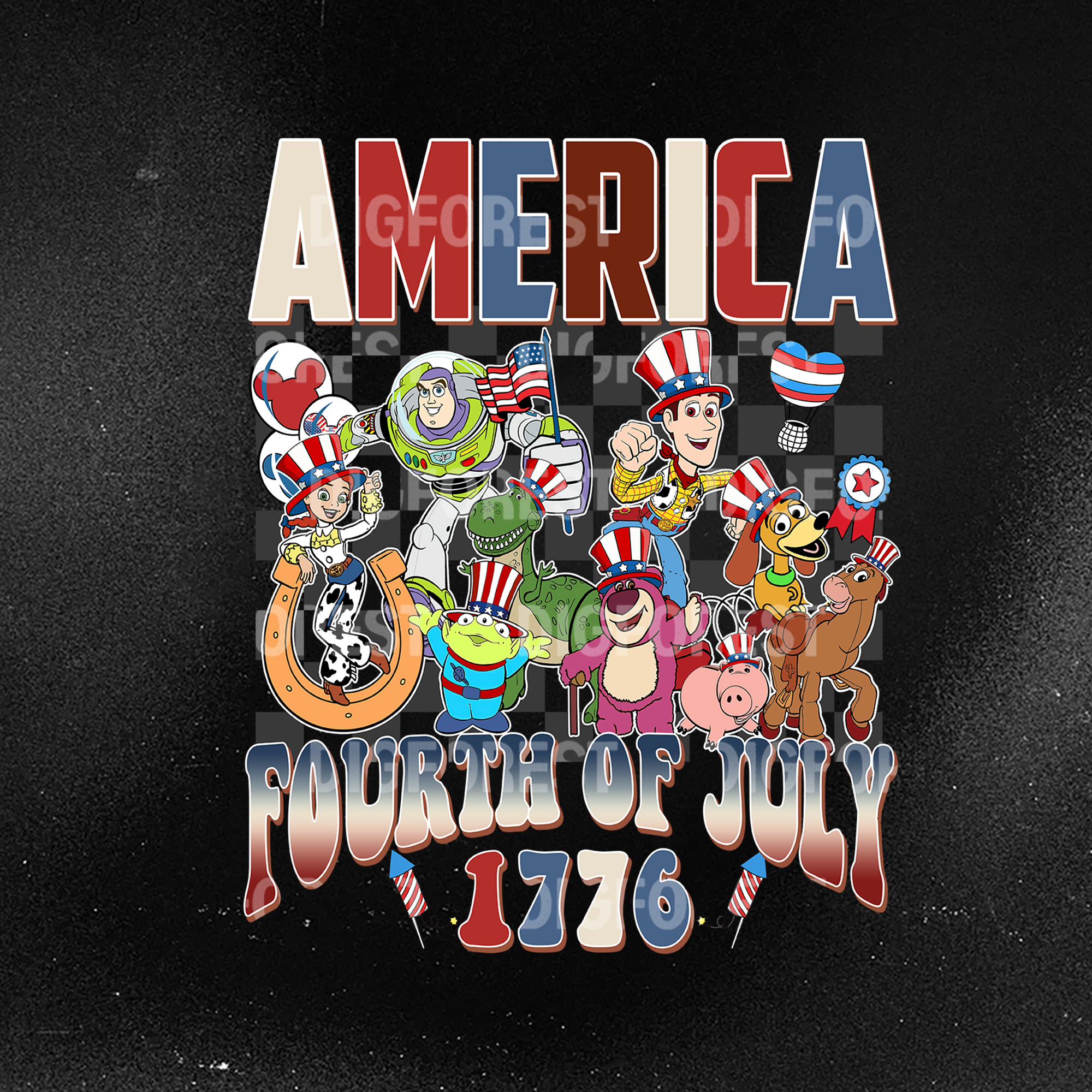 Disney Toy Story 4th of July Shirt – Checkered Disneyland Patriotic Tee with Woody, Jessie & Buzz Lightyear, Memorial Day Shirt Disney Toy Story 4th of July Shirt – Checkered Disneyland Patriotic Tee with Woody, Jessie & Buzz Lightyear, Memorial Day Shirt