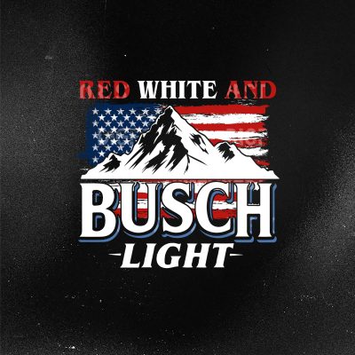 Red White and Busch Light 4th of July Shirt, 4th of July Shirt, Independence Day, American Flag Shirt