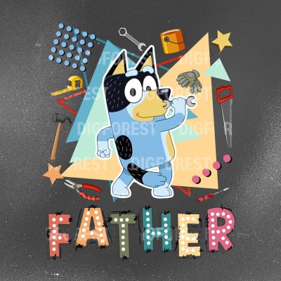 Bluey Dad Dad Fixer Of All Things Shirt, Fathers Day Gifts, Bluey Kids Shirt, Dad Birthday Gifts, Gift for Husband Bluey Dad Dad Fixer Of All Things Shirt, Fathers Day Gifts, Bluey Kids Shirt, Dad Birthday Gifts, Gift for Husband