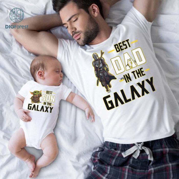 Best Dad In The Galaxy Bundle, Best Son In The Galaxy Shirt, Father And Son Matching Shirt, Funny Starwars Father Shirt,StarWars Family Shirt