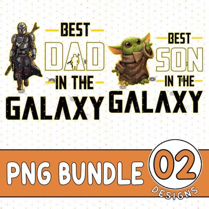 Best Dad In The Galaxy Bundle, Best Son In The Galaxy Shirt, Father And Son Matching Shirt, Funny Starwars Father Shirt,StarWars Family Shirt