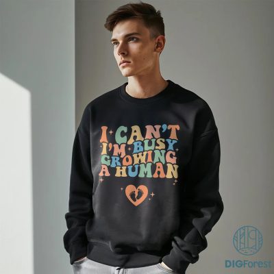 I Can't I'm Busy Growing A Human Shirt, Funny Mom Pregnancy TShirt Funny Mama T-Shirt Mom to Be Tee Gift Ideas, Pregnancy Announcement Shirt