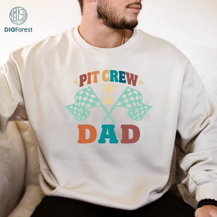 Pit Crew Dad Shirt For Fathers Day | Fathers Day Gift | Best Dad Gift | Super Dad Shirt | Gift For Father | New Dad Shirt | Dad Shirt