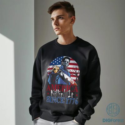 Michael Myers 4th of July Shirt | Killin' It Since 1776 Tee | Horror Independence Day Shirt | Halloween Patriot Shirt Michael Myers 4th of July Shirt | Killin' It Since 1776 Tee | Horror Independence Day Shirt | Halloween Patriot Shirt