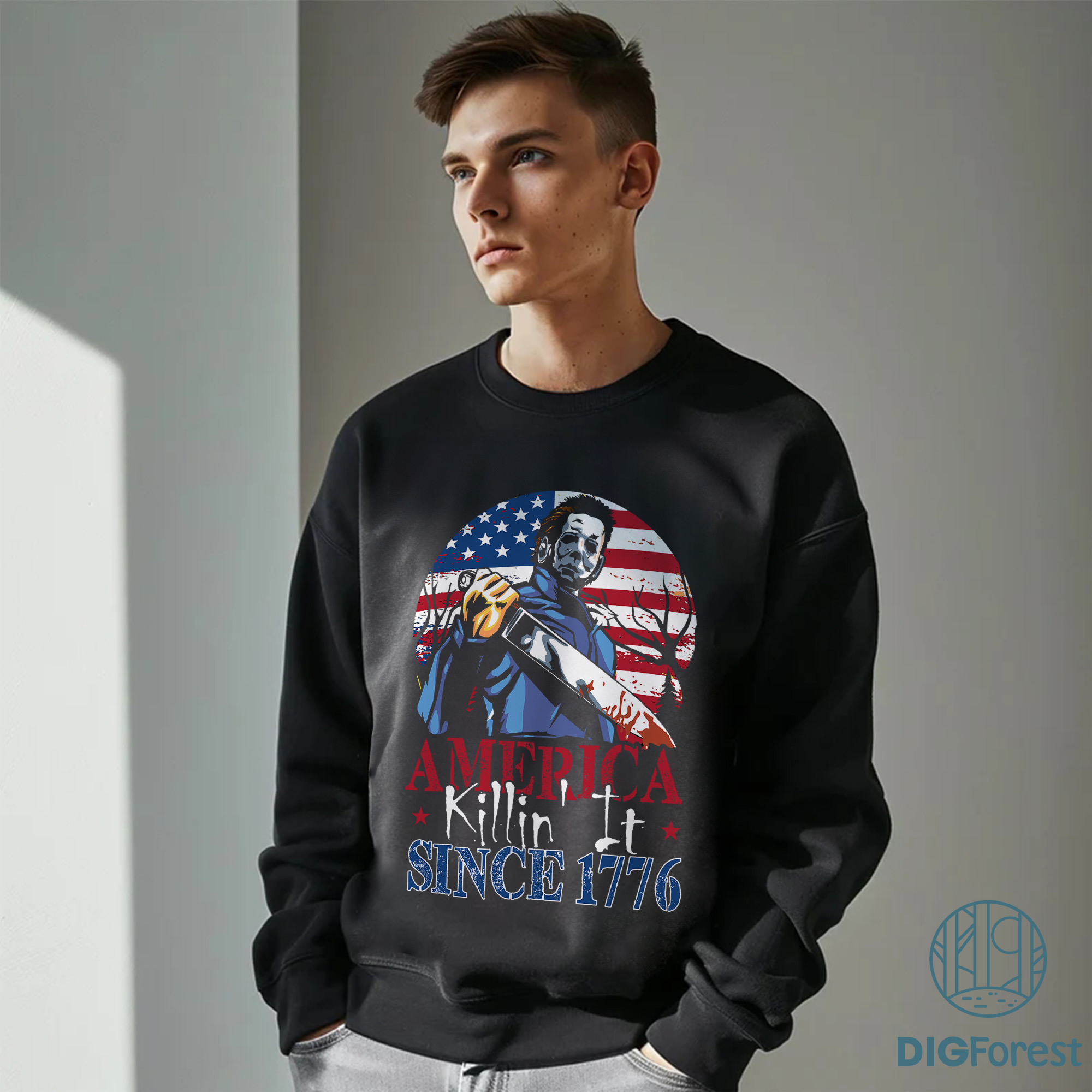 Michael Myers 4th of July Shirt | Killin' It Since 1776 Tee | Horror Independence Day Shirt | Halloween Patriot Shirt Michael Myers 4th of July Shirt | Killin' It Since 1776 Tee | Horror Independence Day Shirt | Halloween Patriot Shirt