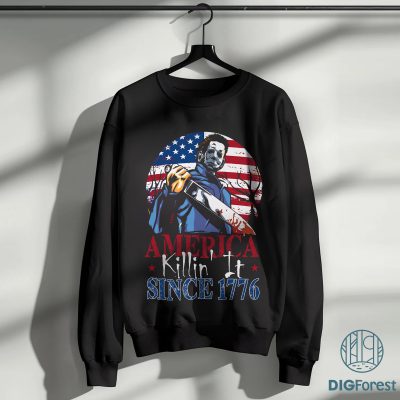 Michael Myers 4th of July Shirt | Killin' It Since 1776 Tee | Horror Independence Day Shirt | Halloween Patriot Shirt Michael Myers 4th of July Shirt | Killin' It Since 1776 Tee | Horror Independence Day Shirt | Halloween Patriot Shirt