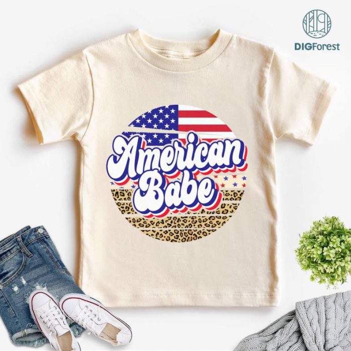 American Babe Shirt, 4th of July T Shirt, American Babe Youth Shirt, Patriotic Kids Shirt, Kids Youth Toddler Tee